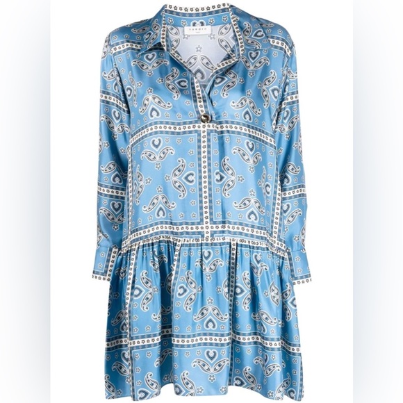 SANDRO Chloe Printed Paisley Dress - Picture 6 of 10